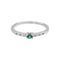 Bague 53 Mauboussin Capsule d'émotions - Bague en platine émeraude et diamants 58 Facettes 5311742CN
