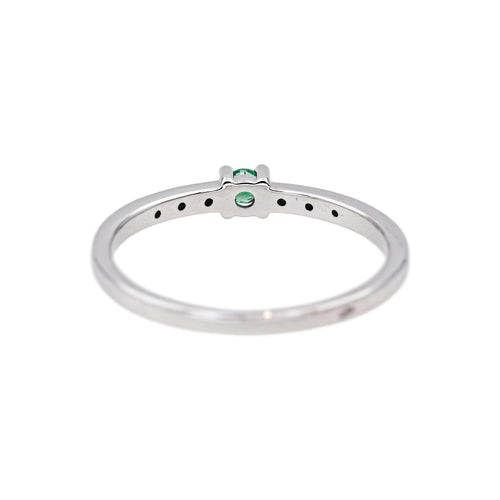 Bague 53 Mauboussin Capsule d'émotions - Bague en platine émeraude et diamants 58 Facettes 5311742CN