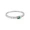 Bague 53 Mauboussin Capsule d'émotions - Bague en platine émeraude et diamants 58 Facettes 5311742CN