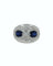 Bague 54 Bague en or blanc 18k avec saphirs et diamants 58 Facettes ZAF2