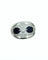 Bague 54 Bague en or blanc 18k avec saphirs et diamants 58 Facettes ZAF2