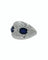 Bague 54 Bague en or blanc 18k avec saphirs et diamants 58 Facettes ZAF2