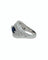 Bague 54 Bague en or blanc 18k avec saphirs et diamants 58 Facettes ZAF2