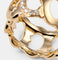 Bague 56 Cartier C de Cartier - Bague en or jaune et diamants 58 Facettes 301
