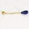 Boucles d'oreilles Boucles d'oreilles pendantes en or jaune, diamants et lapis-lazuli 58 Facettes P89L11