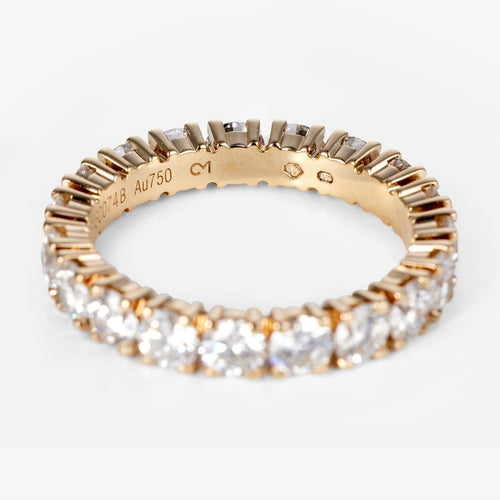Bague 55 Cartier Destinée - Bague en or jaune et diamants 58 Facettes -