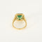 Bague 51.5 Bague solitaire en or jaune, émeraude et diamants 58 Facettes P8L7
