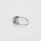 Bague 49 Bague solitaire ancienne en platine et diamants 58 Facettes SoloPT0,7
