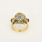 Bague 54.5 Bague vintage cœur en or jaune, topaze bleue et rubis 58 Facettes BGTB&CR
