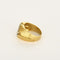 Bague 57 Chevalière losange en or jaune et diamants 58 Facettes CHLosange9dts