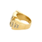 Bague 61 Tank - Bague en or jaune et diamants 58 Facettes BGTank