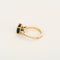 Bague 50 Bague solitaire en or rose, topaze London et diamants 58 Facettes P99L18
