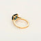 Bague 50 Bague solitaire en or rose, topaze London et diamants 58 Facettes P99L18