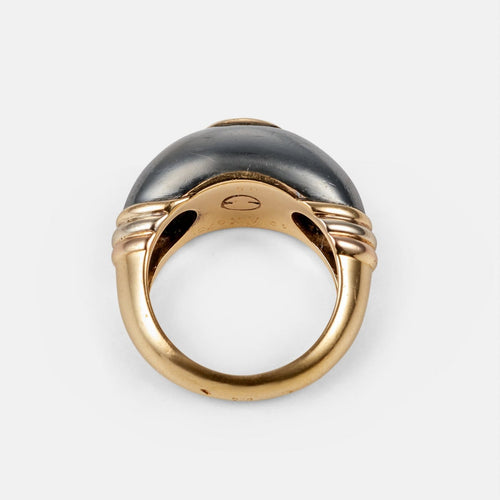 Bague 51 Cartier Panthère - Bague en or jaune, silverium et diamant 58 Facettes 299