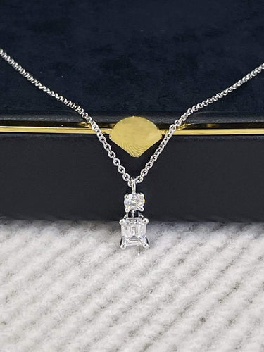 Collier Graff Classic - Collier en or blanc et diamants 58 Facettes Jnci44