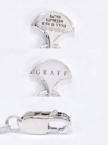 Collier Graff Classic - Collier en or blanc et diamants 58 Facettes Jnci44