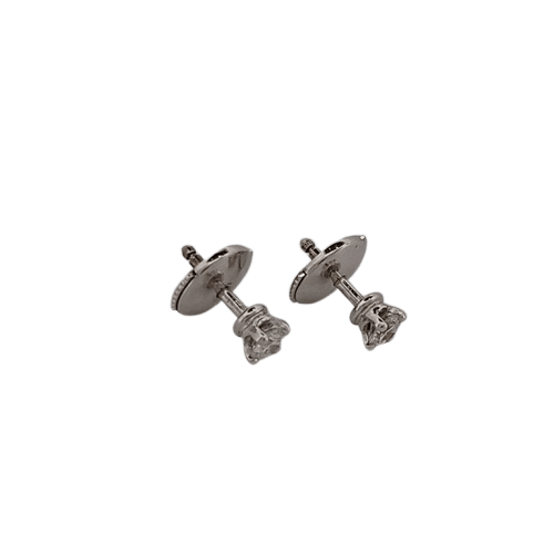 Boucles d'oreilles Boucles d'oreilles en or blanc et diamants 58 Facettes 2779192