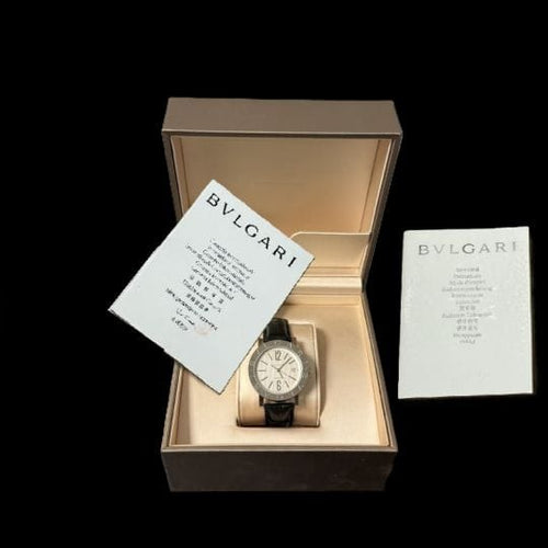 Montre Bulgari - Montre Bulgari BB38SL en acier 58 Facettes MT46048