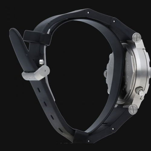 Montre Bulgari Diagono Scuba GMT - Montre en acier 58 Facettes MT46068