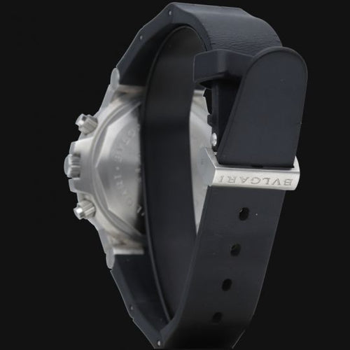 Montre Bulgari Diagono Scuba GMT - Montre en acier 58 Facettes MT46068