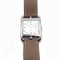 Montre Hermès Cape Cod - Montre Grand Modèle en acier et veau Swift 58 Facettes 255