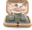 Boucles d'oreilles Boucles d'oreilles en or blanc et jaune 18 ct avec diamants 58 Facettes 335/26 i