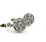 Boucles d'oreilles Boucles d'oreilles en or blanc et jaune 18 ct avec diamants 58 Facettes 335/26 i