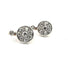 Boucles d'oreilles Boucles d'oreilles en or blanc et jaune 18 ct avec diamants 58 Facettes 335/26 i