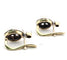 Boucles d'oreilles Boucles d'oreilles en or blanc et jaune 18 ct avec diamants 58 Facettes 335/26 i