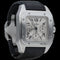 Montre Cartier Santos 100 XL - Montre chronographe en acier 58 Facettes MT46731
