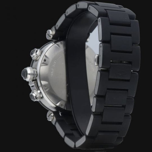 Montre Cartier Pasha Seatimer - Montre chronographe 42 mm en acier 58 Facettes MT46733
