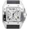 Montre Cartier Santos 100 XL Chronograph - Montre en acier 58 Facettes MT46738