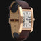 Montre Cartier Tank Américaine - Montre en or rose 58 Facettes MT46745