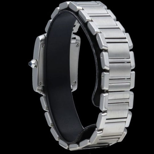 Montre Cartier Tank Française - Montre en acier 58 Facettes MT46748