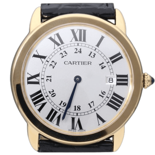 Montre Cartier Ronde Solo - Montre 36 mm en or jaune et acier 58 Facettes MT46755