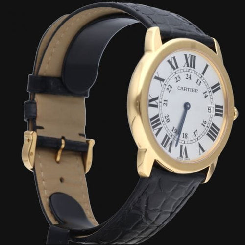 Montre Cartier Ronde Solo - Montre 36 mm en or jaune et acier 58 Facettes MT46755