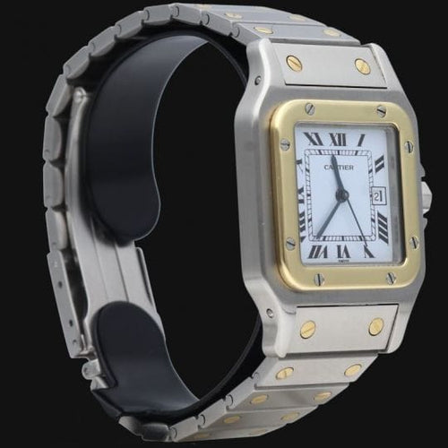 Montre Cartier Santos - Montre en or jaune et acier 58 Facettes MT46751