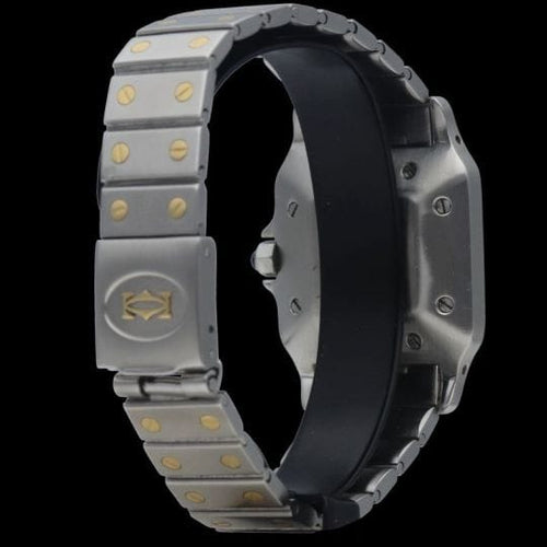 Montre Cartier Santos - Montre en or jaune et acier 58 Facettes MT46751