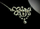 Collier Belle Époque - Pendentif et chaîne en platine et diamants 58 Facettes Collier 10