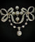 Collier Belle Époque - Pendentif en platine et diamants 58 Facettes Collier 10