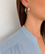 Boucles d'oreilles Cartier Love - Boucles d'oreilles créoles en or blanc 58 Facettes Boucles 01