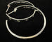 Boucles d'oreilles Cartier Love - Boucles d'oreilles créoles en or blanc 58 Facettes Boucles 01