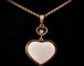 Pendentif Chopard Happy Hearts - Pendentif cœur en or rose et diamant 58 Facettes Pendentif 05