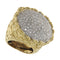 Bague 52 Bague pavée en or jaune et blanc avec diamants 58 Facettes G3954