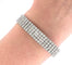 Bracelet S.J. Phillips Ltd. - Bracelet trois rangs en platine et diamants 58 Facettes 1570 B