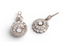 Boucles d'oreilles Art déco - Boucles d’oreilles en platine et diamants 1,15 ct 58 Facettes Q276B
