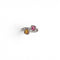 Bague 55 Bague contemporaine en or blanc 18 carats, diamants et saphirs synthétiques 58 Facettes Q66B
