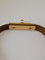 Bracelet Hermès Kelly Mini - Bracelet en plaqué or et cuir 58 Facettes 1220