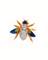 Broche Broche abeille en or jaune 18 carats et diamants 58 Facettes SPI01