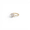 Bague 55 Art déco - Bague en or 18 carats, platine et diamants 58 Facettes DMAR18